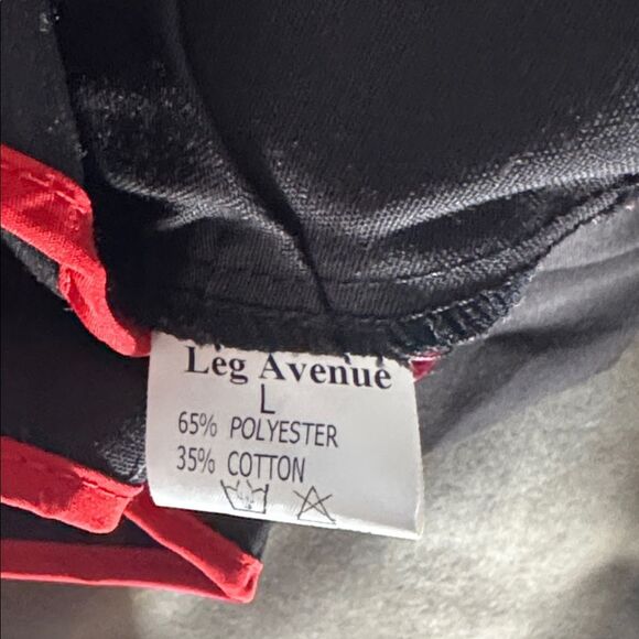 Leg Avenue Black Sexy Trooper Uniform Costume Halloween Cosplay Size L NEW *READ - Picture 10 of 14